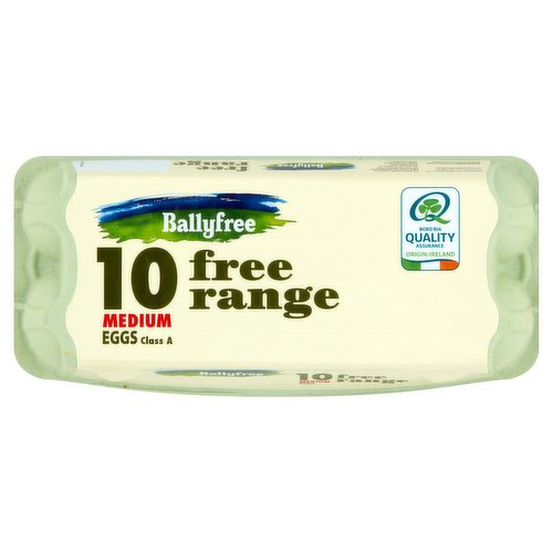 Ballyfree 10 Free Range Medium Eggs