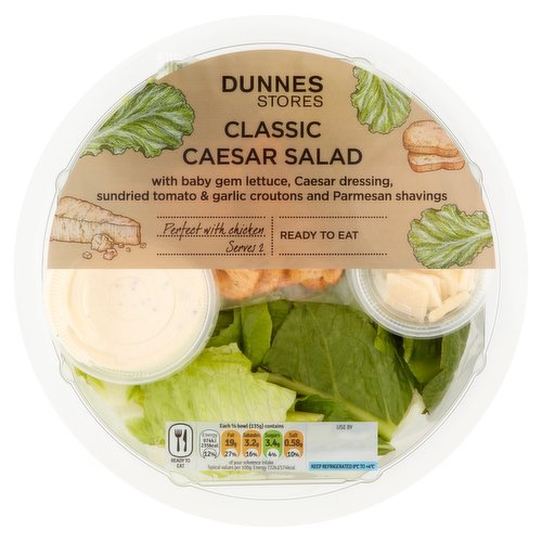 Caesar Salad with Little Gems & Croutons, 4 servings, Good Eggs Meal Kits