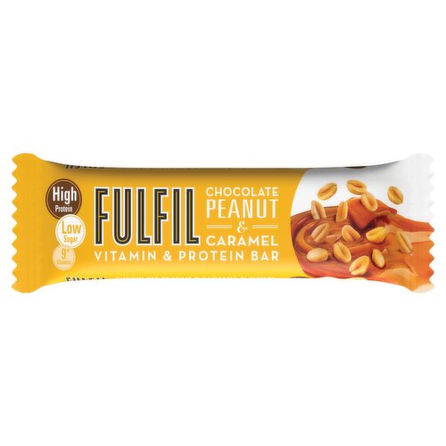 FULFIL Chocolate Peanut & Caramel Flavour Vitamin & Protein Bar 55g