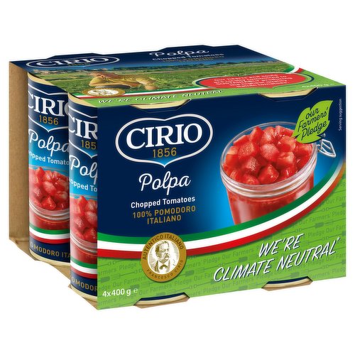 Cirio Chopped Tomatoes Polpa 4 x 400g (1600g)