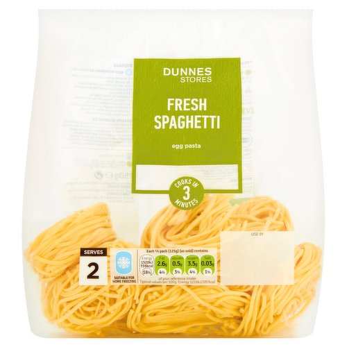 Dunnes Stores Fresh Spaghetti 250g