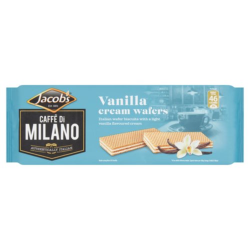 Jacob's Caffé Di Milano Vanilla Cream Wafers 175g