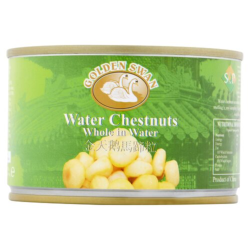 Golden Swan Water Chestnuts Whole in Water 227g