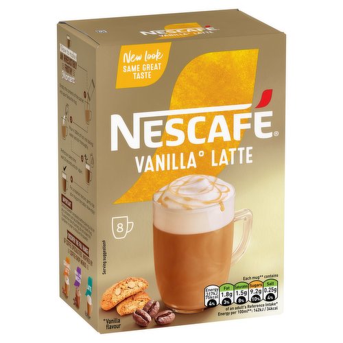 Nescafe Cappuccino Gold Vanilla - 18 Gram - 12 Sachets