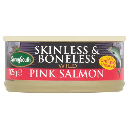 Sunny South Skinless & Boneless Wild Pink Salmon 105g