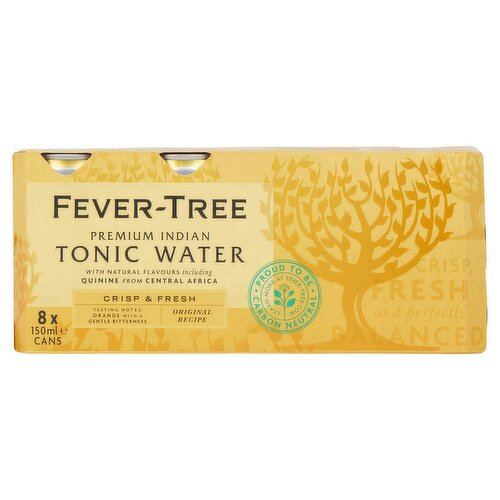 Fever-Tree Premium Indian Tonic Water 8 x 150ml