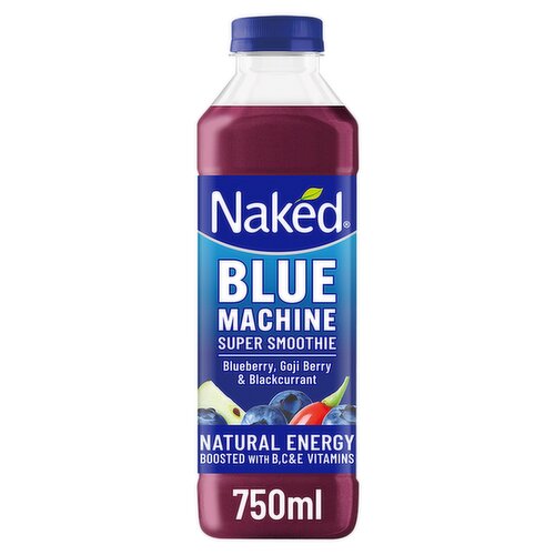 Naked Blue Machine Super Smoothie Blueberry, Goji Berry & Blackcurrant 750ml