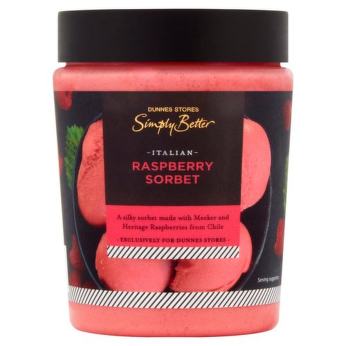 Dunnes Stores Simply Better Italian Raspberry Sorbet 275g