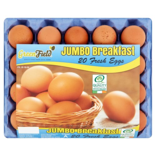 Greenfield Jumbo Breakfast 20 Fresh Eggs