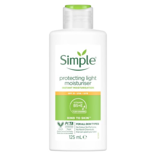 Simple Kind to Skin Light Moisturiser SPF 15 Protecting 125 ml 