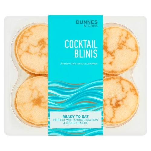 Dunnes Stores Cocktail Blinis 135g Dunnes Stores