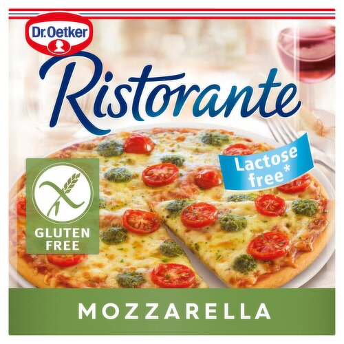 DR. OETKER Ristorante Pizza Prosciutto Sin Gluten y Sin Lactosa, Pizza Apta  para Celíacos e Intolerantes a la Lactosa, Quesos Mozzarella y Edam Sin  Lactosa, y Jamón Cocido con Toque Ahumado 