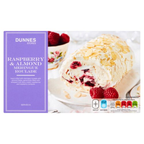 Dunnes Stores Raspberry & Almond Meringue Roulade 450g