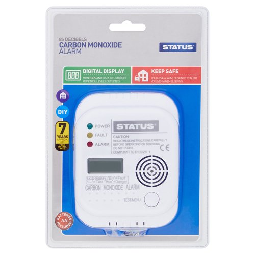 Status 85 Decibels Carbon Monoxide Alarm