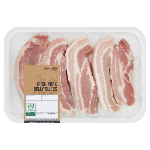 Dunnes Stores Irish Pork Belly Slices