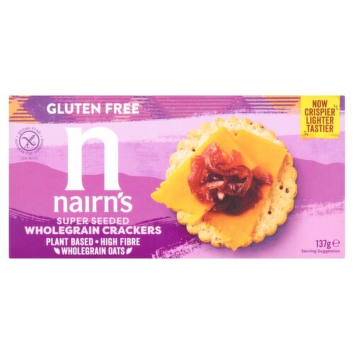 Nairn's Gluten Free Super Seeded Wholegrain Crackers 137g