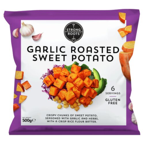 Strong Roots Garlic Roasted Sweet Potato 500g