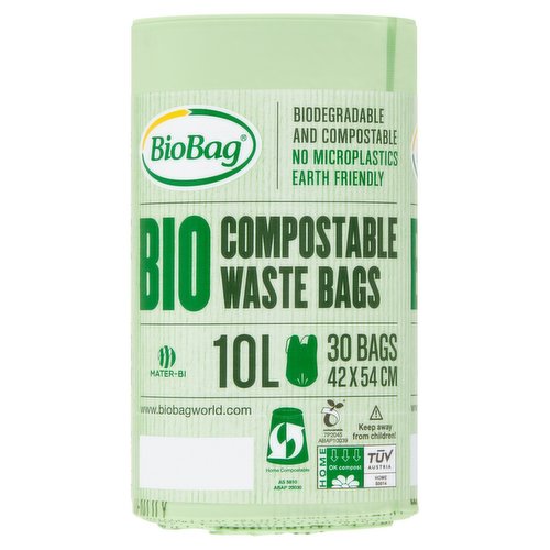 <b>Features</b><br/>Biodegradable and Compostable<br/>No Microplastics<br/>Earth Friendly<br/><br/><b>Number of Units</b><br/>30<br/><br/><b>Safety Warning</b><br/>Keep away from children!<br/><br/><b>Storage Type</b><br/>Ambient<br/><br/><b>Web Address</b><br/>www.biobagworld.com<br/><br/><b>Return To</b><br/>www.biobagworld.com<br/><br/>