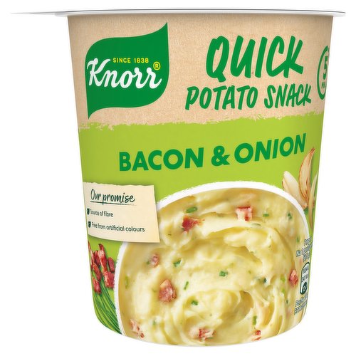 Knorr Quick Potato Snack Bacon & Onion 58g