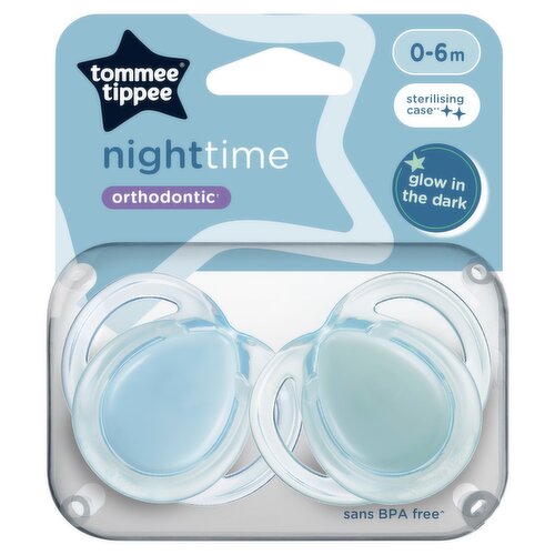 Tommee Tippee 2 Sucettes Sensitive 6-18