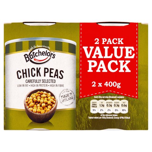 Batchelors Chick Peas 2 x 400g