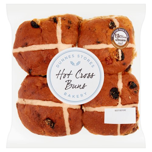 Dunnes Stores Bakery Hot Cross Buns 285g