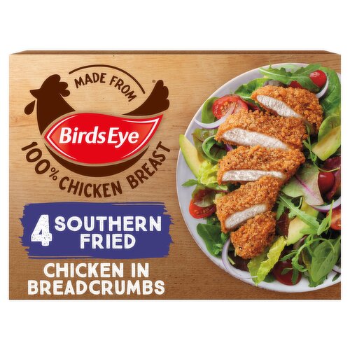 Birds Eye 4 Southern Fried Breaded Chicken Breast Steaks 360g