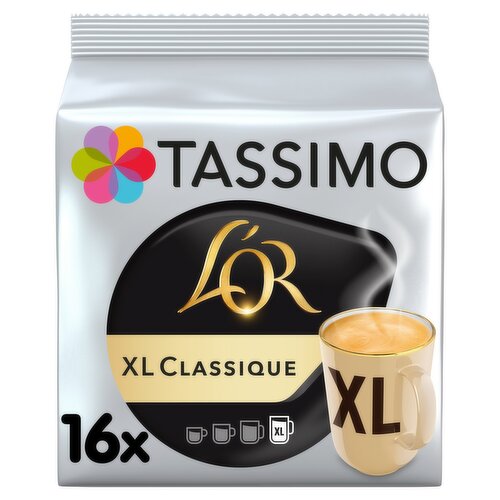 Tassimo L'OR XL Classique Coffee Pods x16