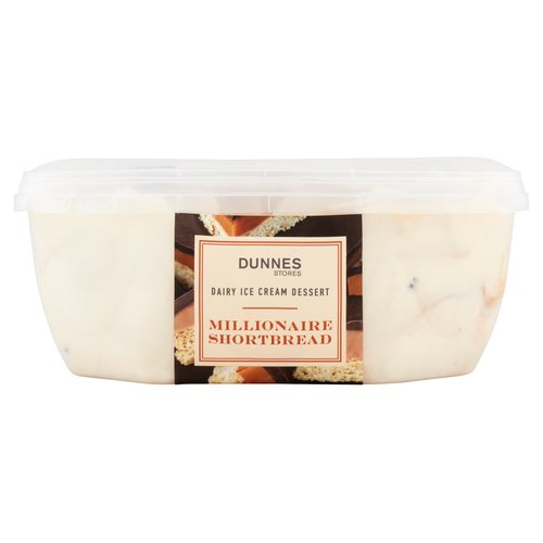 Dunnes Stores Dairy Ice Cream Dessert Millionaire Shortbread 900ml