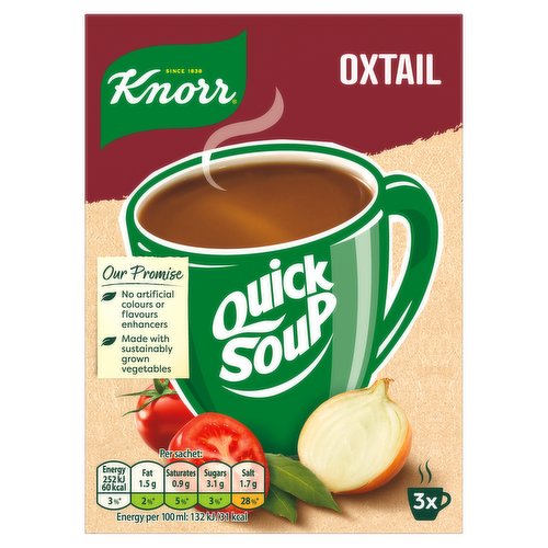 Knorr Quick Soup Oxtail 3's 42g