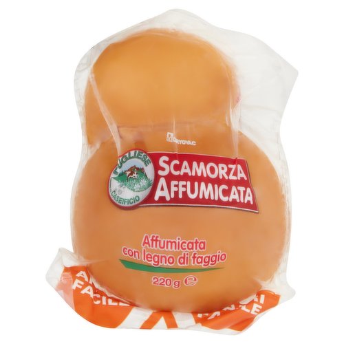 Stretched Smoked Cheese<br/><br/><b>Pack Size</b><br/>220g ℮<br/><br/><br/><b>Ingredients</b><br/><span style='font-weight: bold;'>Milk</span><br/>Starter Culture<br/>Salt<br/>Rennet<br/><br/><b>Storage Type</b><br/>Chilled<br/><br/><b>Storage and Usage Statements</b><br/>Keep Refrigerated<br/><br/><b>Storage</b><br/>Use by: see date printed on the front<br/>
Keep in refrigerator between 0ºC and +4ºC<br/><br/><b>Storage Conditions</b><br/>Min Temp °C 0<br/>Max Temp °C 4<br/><br/><b>Company Name</b><br/>Caseificio Pugliese F.lli Radicci S.p.a.<br/><br/><b>Company Address</b><br/>Via E. Elia,<br/>
10 - Lauriano (TO).<br/><br/><b>Web Address</b><br/>www.caseificiopugliese.com<br/><br/><b>Return To</b><br/>Caseificio Pugliese F.lli Radicci S.p.a.,<br/>
Via E. Elia,<br/>
10 - Lauriano (TO).<br/>
www.caseificiopugliese.com<br/>