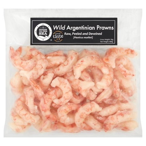 Window to the Sea Wild Argentinian Prawns 800g