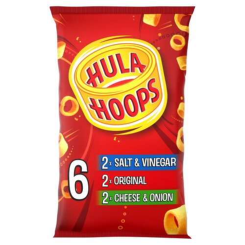 Hula Hoops Variety Multipack Crisps 6 Pack - Dunnes Stores