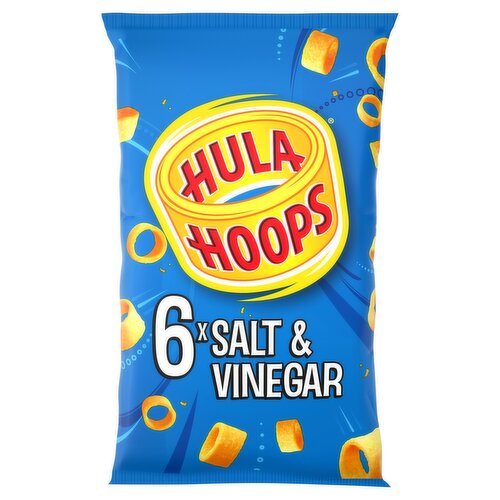 Hula Hoops Salt & Vinegar Multipack Crisps 6 Pack