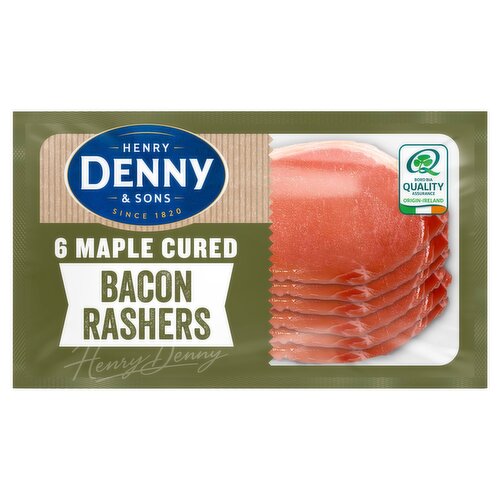 Henry Denny & Sons 6 Signature Cure Maple Cured Rashers 180g