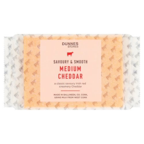 Dunnes Stores Savoury & Smooth Medium Cheddar 200g 