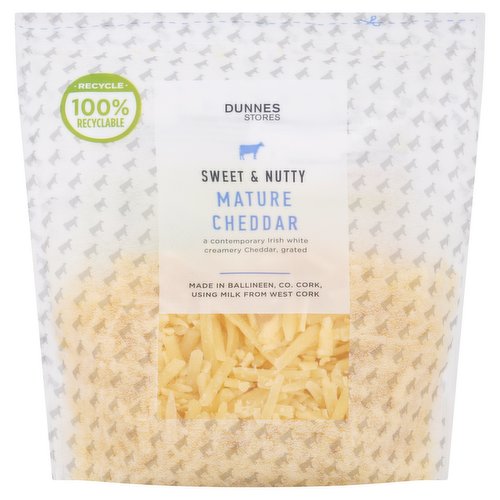 Dunnes Stores Sweet & Nutty Mature White Grated 200g