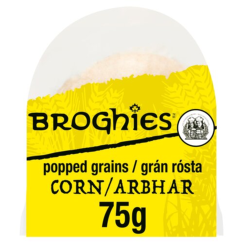 Broghies Popped Grains Corn 75g