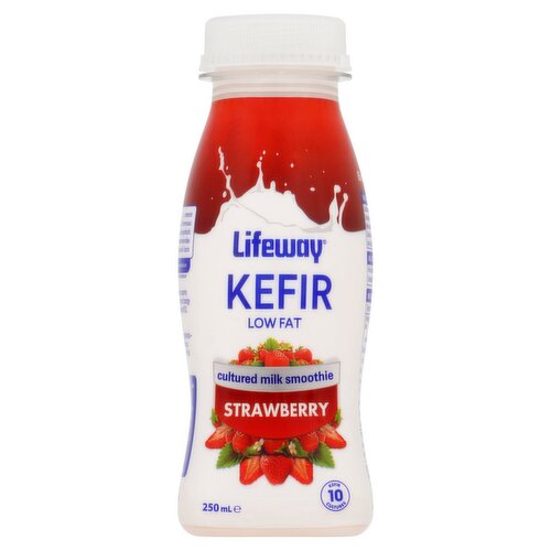 Lifeway Low Fat Kefir Cultured Milk Smoothie Strawberry 250ml