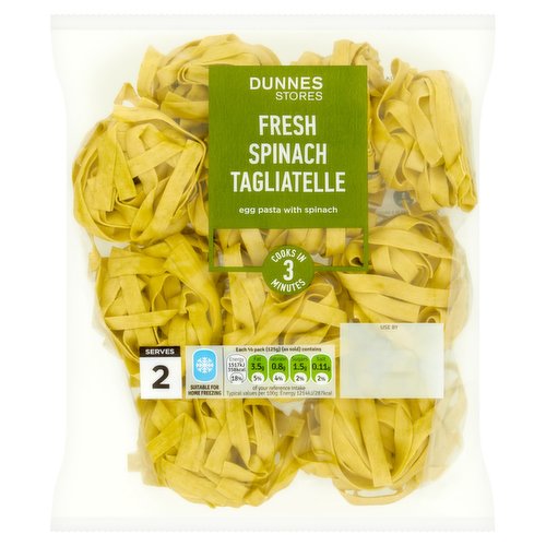 Dunnes Stores Fresh Spinach Tagliatelle 250g