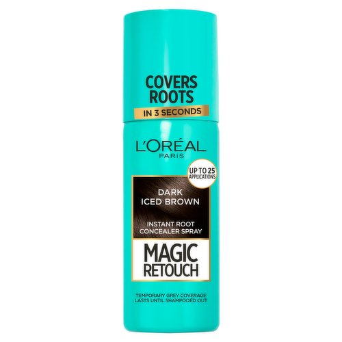 L'Oreal Magic Retouch Dark Iced Brown Temporary Instant Root Concealer Spray 75ml