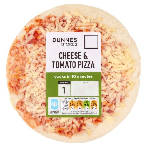 Dunnes Stores Cheese & Tomato Pizza 120g