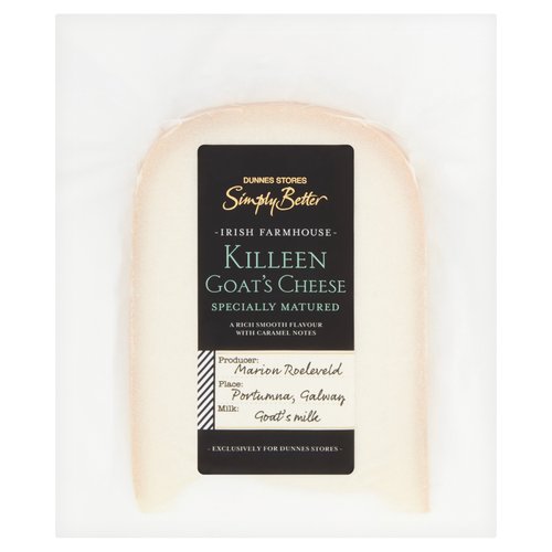 Dunnes Stores Simply Better Irish Farmhouse Killeen Goat's Cheese 150g