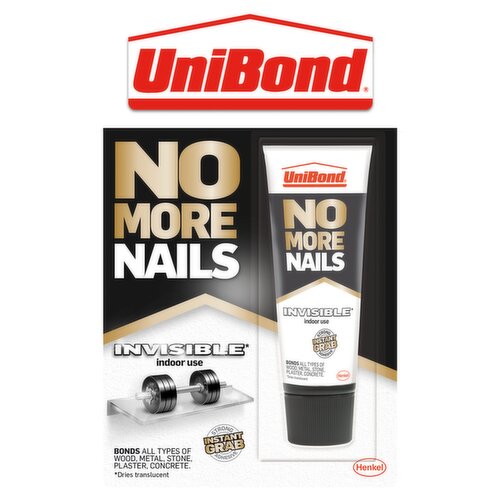 UniBond No More Nails Invisible Grab Adhesive Mini Tube 50g