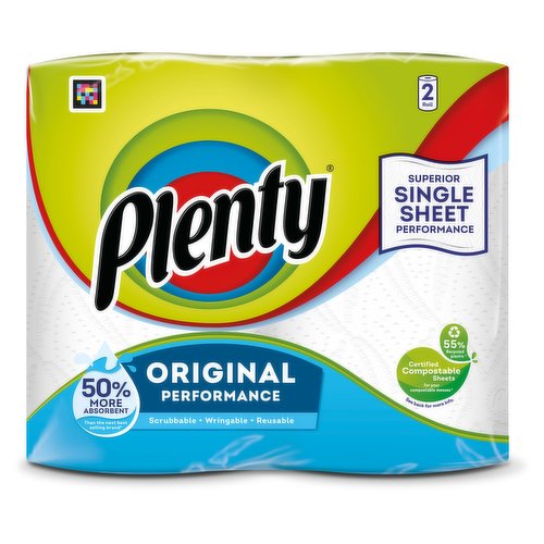<b>Number of Units</b><br/>2<br/><br/><b>Safety Warning</b><br/>To avoid risk of suffocation, please keep plastic bag out of the reach of children and pets.<br/><br/><b>Storage Type</b><br/>Ambient<br/><br/>Country of Origin - Produce of the EU<br/><br/><b>Origin</b><br/>Produce of the EU<br/><br/><b>Company Name</b><br/>Essity Hygiene Products UK Ltd<br/><br/><b>Company Address</b><br/>Essity UK Ltd <br/>
Southfields Road <br/>
Dunstable <br/>
Bedfordshire <br/>
LU6 3EJ.<br/>
<br/>
Essity Ireland Ltd <br/>
Suite 7 <br/>
Plaza 212 <br/>
Blanchardstown Corporate Park 2 <br/>
Dublin 15.<br/><br/><b>Return To</b><br/>Why Not Get in Touch? If you have any comments or are in any way dissatisfied with any aspect of this product: Call our Plenty customer careline on: 0800 328 8305 or if you are in ROI: 1800 535 681 quoting the number on the inside of the cardboard tube or contact us via www.plenty.com<br/><br/>