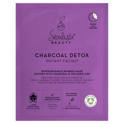 Seoulista Beauty Charcoal Detox Instant Facial