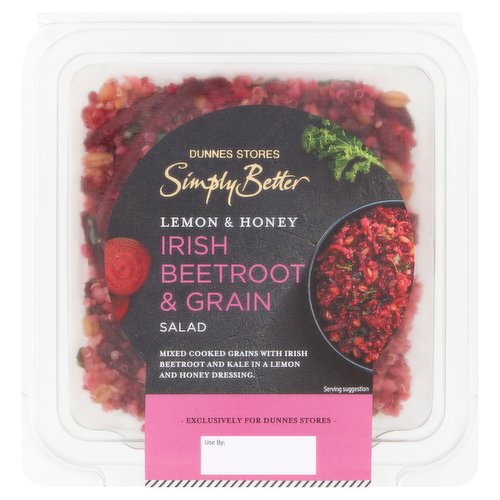 Dunnes Stores Simply Better Lemon & Honey Irish Beetroot & Grain Salad 250g