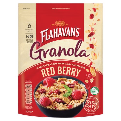 Flahavan's Red Berry Granola 400g