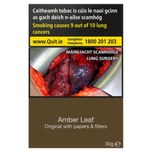<b>Features</b><br/>Roll-your-own tobacco<br/><br/><b>Pack Size</b><br/>30g ℮<br/><br/><b>Safety Warning</b><br/>Smoking causes 9 out of 10 lung cancers<br/>
<br/>
Smoking Kills<br/>
<br/>
Tobacoo smoke contains over 70 substances known to cause cancer<br/><br/><b>Storage Type</b><br/>Ambient<br/><br/><b>Company Name</b><br/>JTI Ireland Limited<br/><br/><b>Company Address</b><br/>1st Floor,<br/>
4-6 Riverwalk,<br/>
Citywest Business Campus,<br/>
Dublin 24.<br/><br/><b>Telephone Helpline</b><br/>1800 303 535<br/><br/><b>Return To</b><br/>JTI Ireland Limited,<br/>
1st Floor,<br/>
4-6 Riverwalk,<br/>
Citywest Business Campus,<br/>
Dublin 24.<br/>
info.ie@jti.com, 1800 303 535<br/><br/>