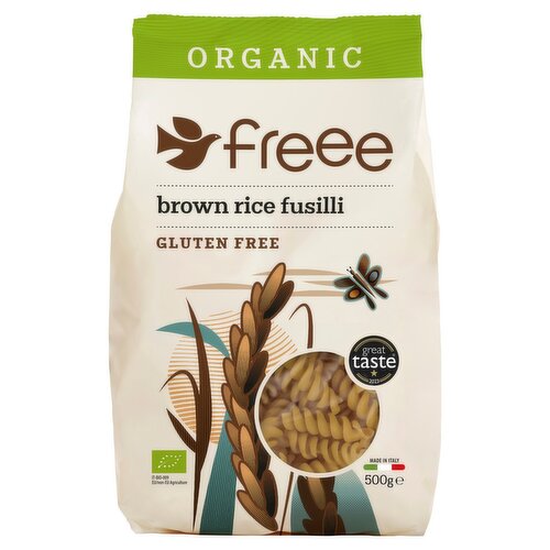 FREEE Gluten Free Organic Brown Rice Fusilli 500g